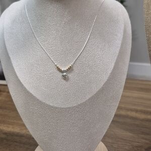 Elegant Gold and Silver Necklace
